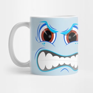 Mad Emoticon Smiley Face Shirt Bl Mug